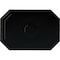 Ekena Millwork Felix Ceiling Medallion, Hand-Painted Black Pearl, 25 1/4"W x 17 1/4"H x 1 3/4"P CM25FEBPS - alternate 1